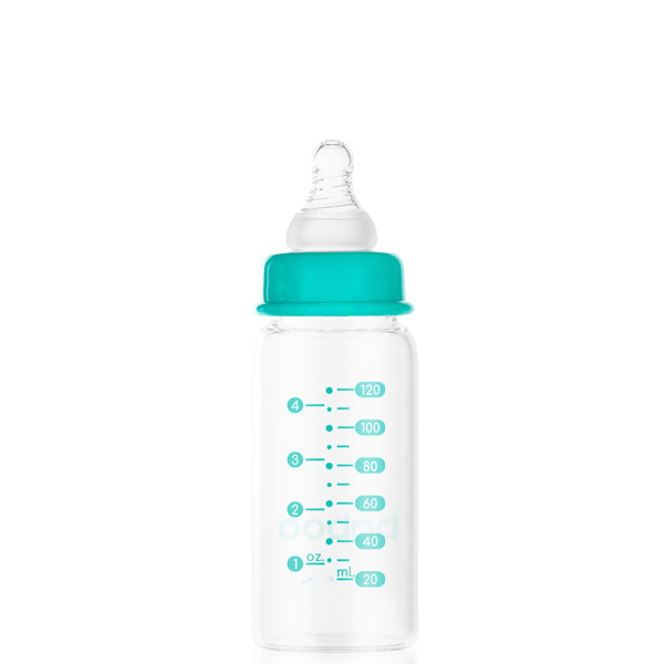 Baboo stiklinis buteliukas, siauro kaklelio, 120 ml, 0+ mėn Baboo stiklinis buteliukas, siauro kaklelio, 120 ml, 0+ mėn