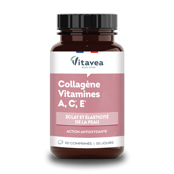 VITAVEA Kolagenas, vitaminai A, C, E, 50 tablečių VITAVEA Kolagenas, vitaminai A, C, E, 50 tablečių