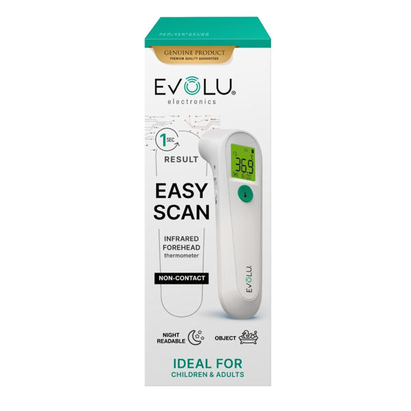 EVOLU EASY SCAN, Non Contact, termometras, DET-3017, 1 vnt. paveikslėlis EVOLU EASY SCAN, Non Contact, termometras, DET-3017, 1 vnt. paveikslėlis