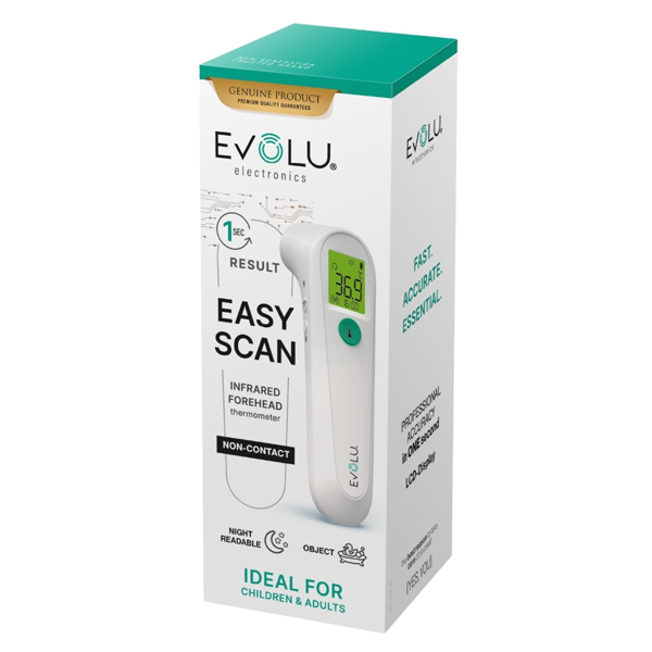 EVOLU EASY SCAN, Non Contact, termometras, DET-3017, 1 vnt. paveikslėlis EVOLU EASY SCAN, Non Contact, termometras, DET-3017, 1 vnt. paveikslėlis