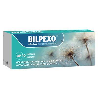 Bilpexo 20mg tabletės N10 paveikslėlis