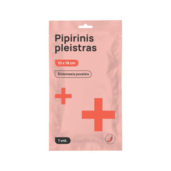 AMEDIPLUS, pipirinis pleistras, 1 vnt. paveikslėlis AMEDIPLUS, pipirinis pleistras, 1 vnt. paveikslėlis