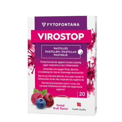 FYTOFONTANA VIROSTOP, miško uogų skonio, 20 pastilių paveikslėlis