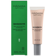 MÁDARA, Pusiau matinis makiažo pagrindas su peptidais "Skinonym", 30 ROSE IVORY, 30 ml MÁDARA, Pusiau matinis makiažo pagrindas su peptidais "Skinonym", 30 ROSE IVORY, 30 ml