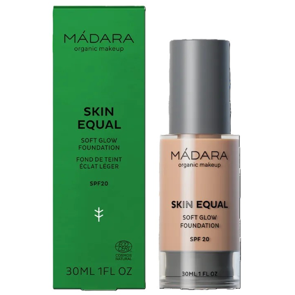MÁDARA, Makiažo pagrindas „Skin Equal“ SPF15, ROSE IVORY, Nr. 30, 30 ml