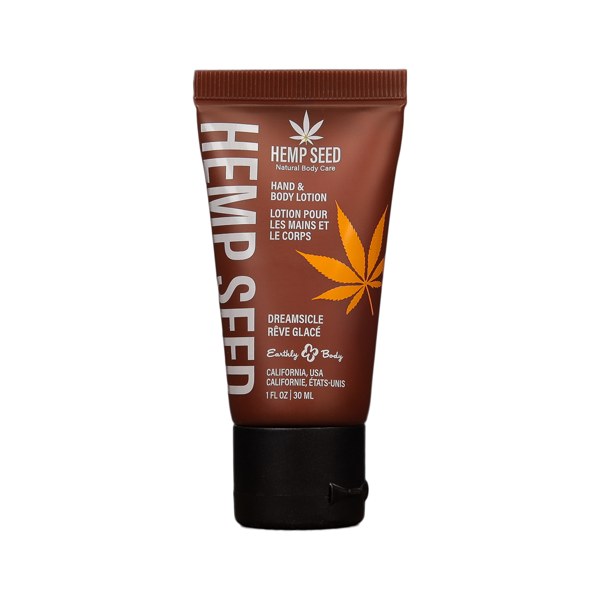Akc. Hemp Seed Dreamsicle Hand & Body Lotion Kūno ir rankų losj. 30ml (Earthly Body) Akc. Hemp Seed Dreamsicle Hand & Body Lotion Kūno ir rankų losj. 30ml (Earthly Body)