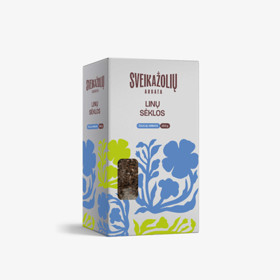 SVEIKAŽOLIŲ ARBATA LINŲ SĖKLOS, arbata, 200 g  paveikslėlis