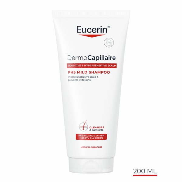 EUCERIN pH5, švelnus šampūnas jautriai galvos odai, 200 ml paveikslėlis EUCERIN pH5, švelnus šampūnas jautriai galvos odai, 200 ml paveikslėlis